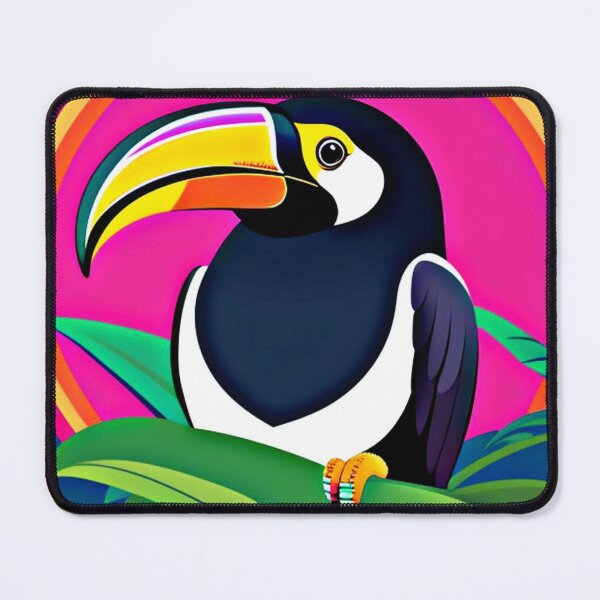 Item preview, Trippy psychedelic toucan bird 5 designed and sold by Flowerslaps.