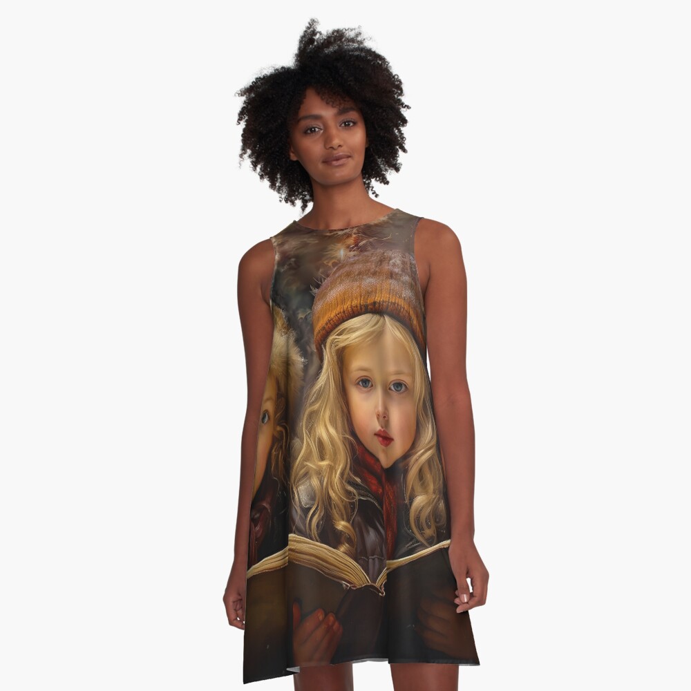 Item preview, A-Line Dress designed and sold by phatpuppyart.