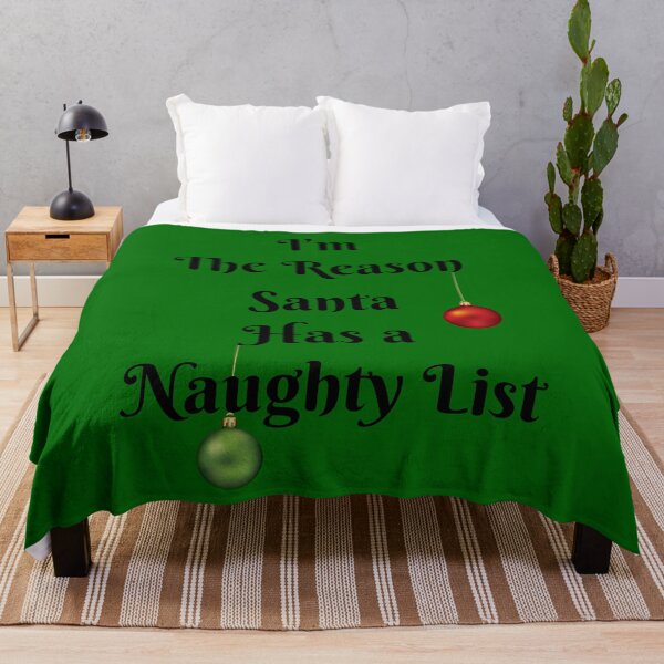 Item preview, The reason santa has a Naughty List - black text designed and sold by Dragoncc.