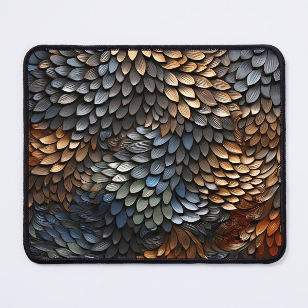 Item preview, Stunning earthtone pattern of a variety of metal textures designed and sold by dcrc.