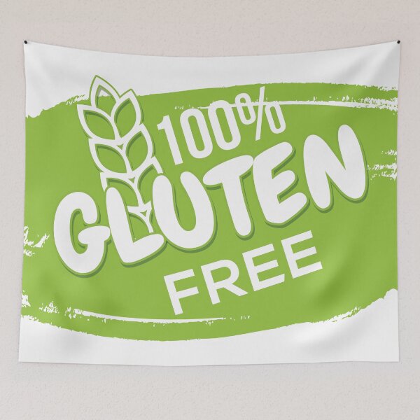 Item preview, 100% "Gluten-free" t-shirt designed and sold by MyGluteesFree77.