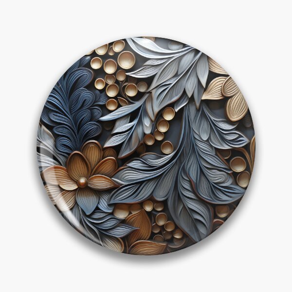 Item preview, Stunning earthtone pattern of a variety of metal textures designed and sold by dcrc.