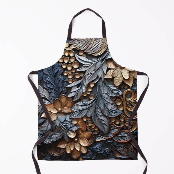 Item preview, Stunning earthtone pattern of a variety of metal textures designed and sold by dcrc.