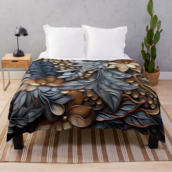 Item preview, Stunning earthtone pattern of a variety of metal textures designed and sold by dcrc.