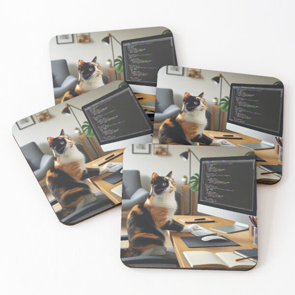 Item preview, Cat Coding #1 designed and sold by Doctor-Tony.