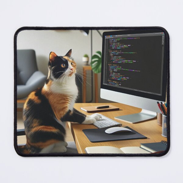 Item preview, Cat Coding #1 designed and sold by Doctor-Tony.