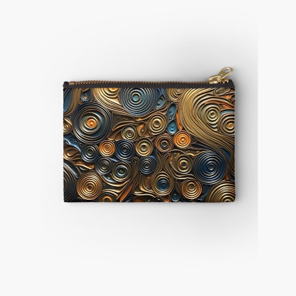 Item preview, Stunning earthtone pattern of a variety of metal textures designed and sold by dcrc.
