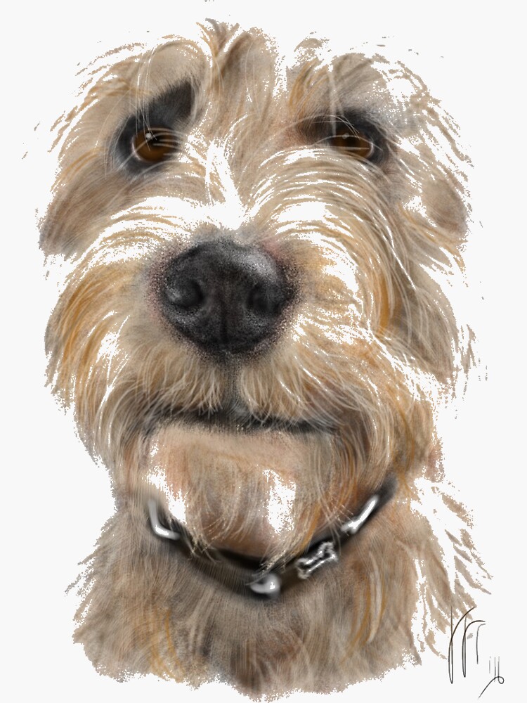 Goofy Sweet Pooch by LITDigitalArt