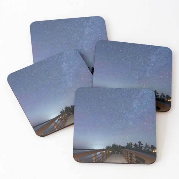 Item preview, Night Sky over footbridge designed and sold by brusifur.