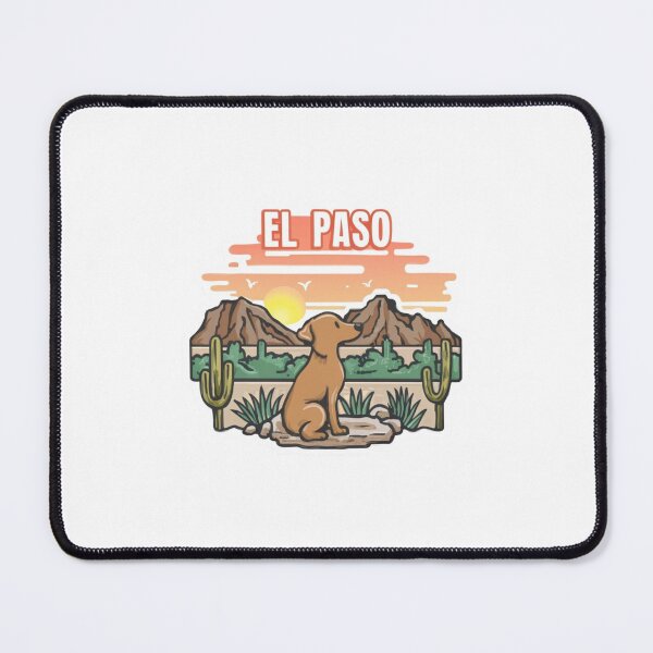 Item preview, El Paso, Texas | A dog watching the Texas sunset designed and sold by CircinusStore.