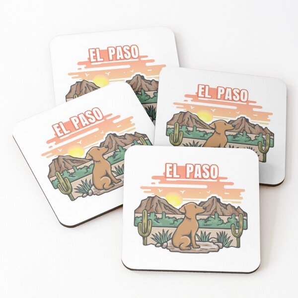 Item preview, El Paso, Texas | A dog watching the Texas sunset designed and sold by CircinusStore.