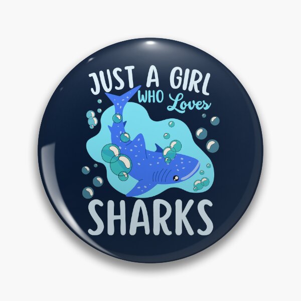 Item preview, Funny Fish Just A Girl Who Loves Sharks Lover Ocean Animal Sea Aquarium Family Vacation Trip designed and sold by LittleZea.