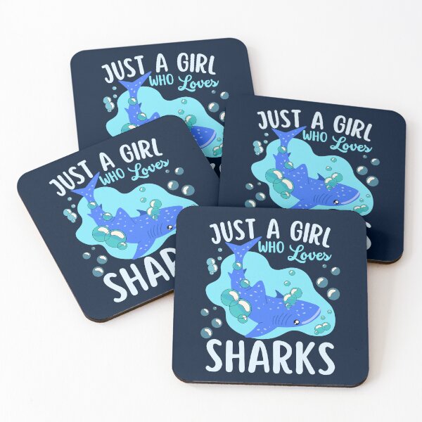 Item preview, Funny Fish Just A Girl Who Loves Sharks Lover Ocean Animal Sea Aquarium Family Vacation Trip designed and sold by LittleZea.