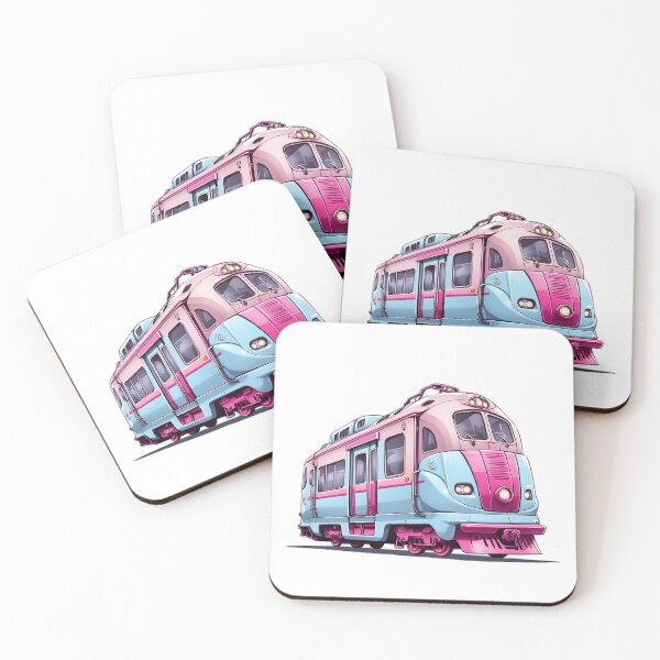 Item preview, Pink and Blue Train designed and sold by Andreas M. Mueller.