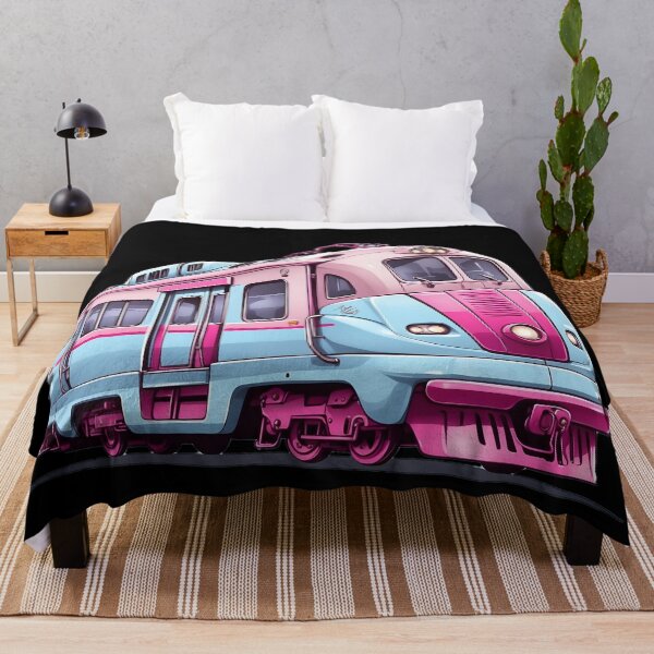 Item preview, Pink and Blue Train designed and sold by Andreas M. Mueller.