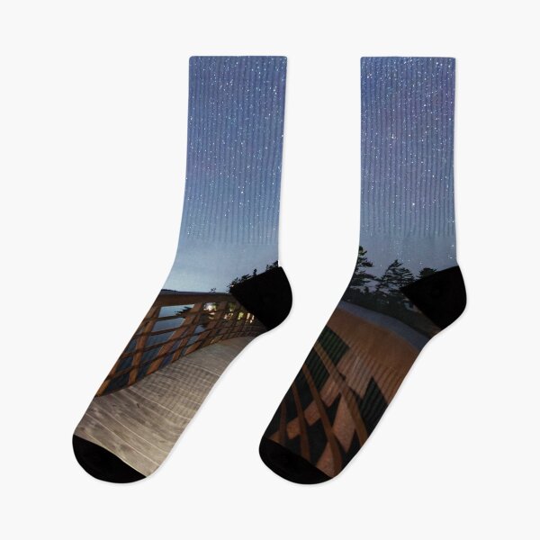 Item preview, Night Sky over footbridge designed and sold by brusifur.