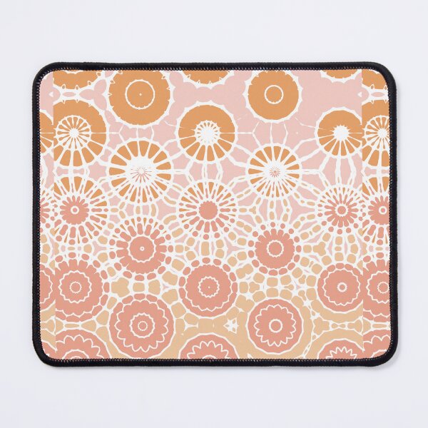 Item preview, Vintage Pastel Daisy Apricot Floral Peachy Blossoms Lace designed and sold by Mehwish.