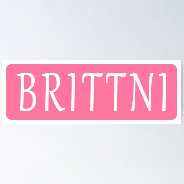 Item preview, Brittni Name designed and sold by Jeallan Designs.