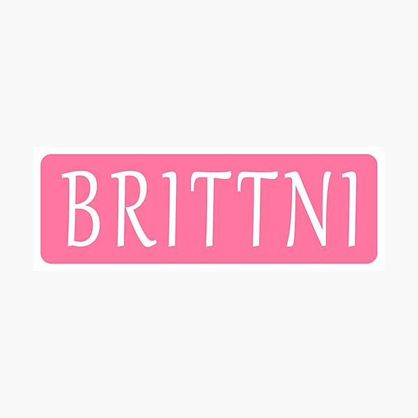 Item preview, Brittni Name designed and sold by Jeallan Designs.