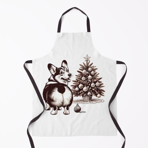 Item preview, Festive Flair: Realistic Corgi and Christmas Backdrop designed and sold by EpicPaws.