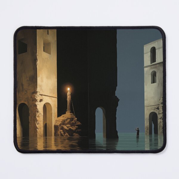 Item preview, Waterscape Illumination designed and sold by ArtGetGallery.