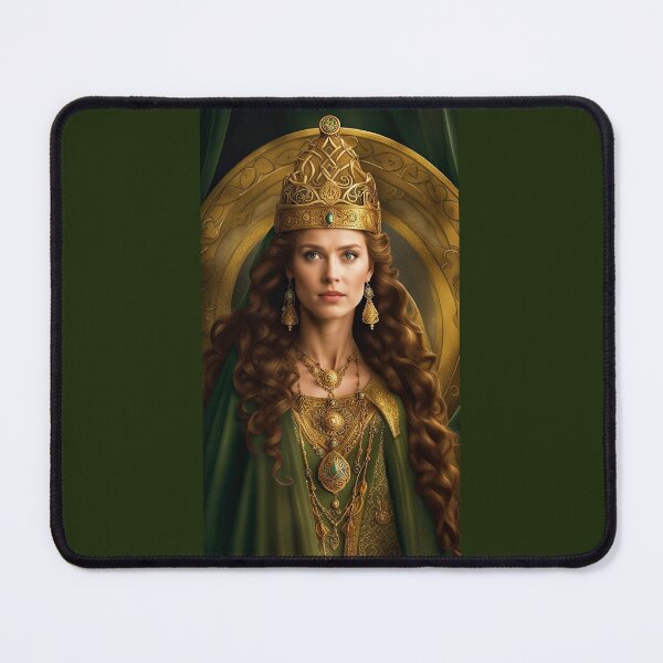 Item preview, Queen Guinevere with crown and jewels, Celtic fairy character, Arthurian legend designed and sold by Creativesphotos.