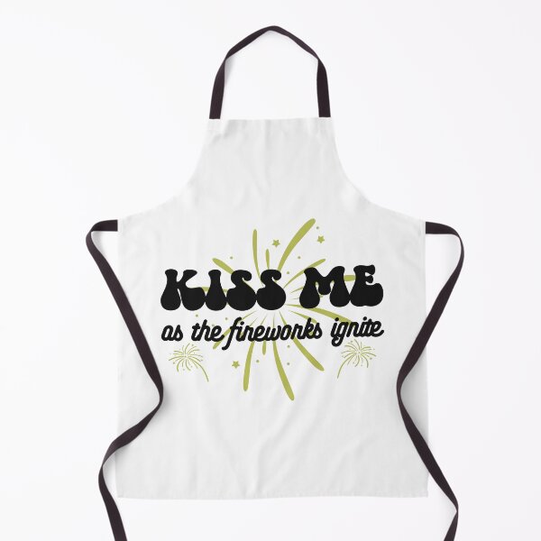 Item preview, Kiss Me As The Fireworks Ignite - Romantic New Year Celebration (Black and Yellow Design) designed and sold by Spiprinto.