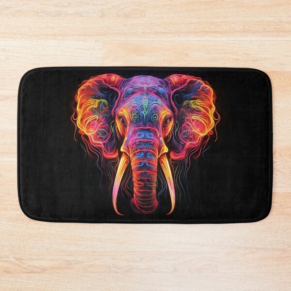 Item preview, Neon Elephant - Digital Art designed and sold by SnoopyTF.