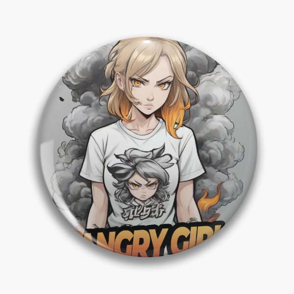 Item preview,  Angry  girl  on fire x.33 designed and sold by Moeruonnanoko.