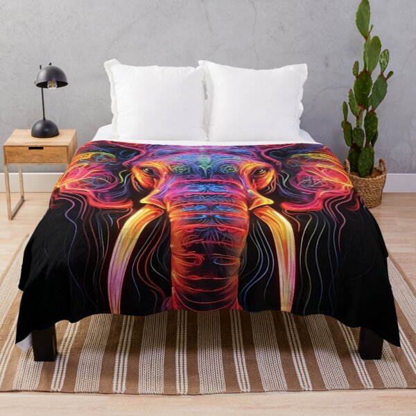 Item preview, Neon Elephant - Digital Art designed and sold by SnoopyTF.