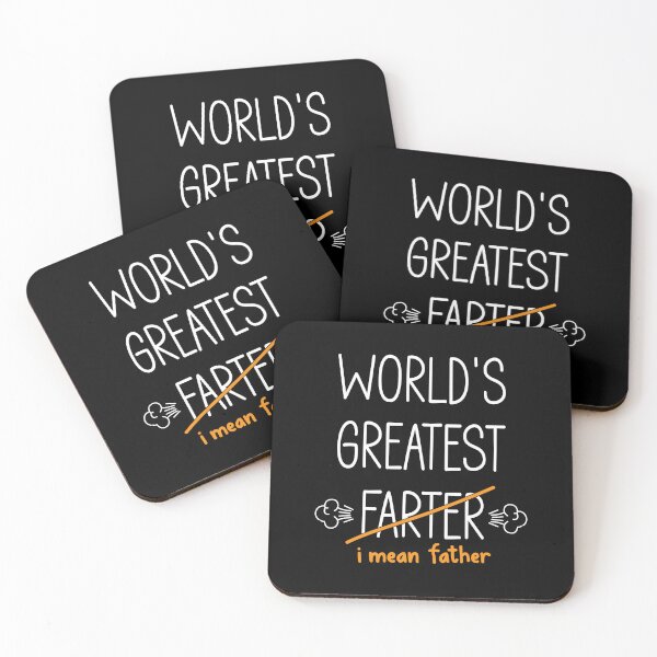 Item preview, World's Greatest Farter I Mean Father Funny Fathers Day designed and sold by Gravy-tee07.