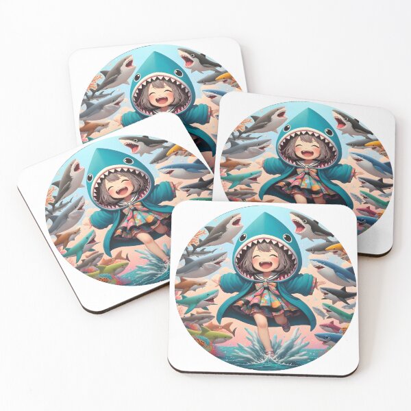 Item preview, Just a Girl who Loves Sharks designed and sold by Truck Stop One.