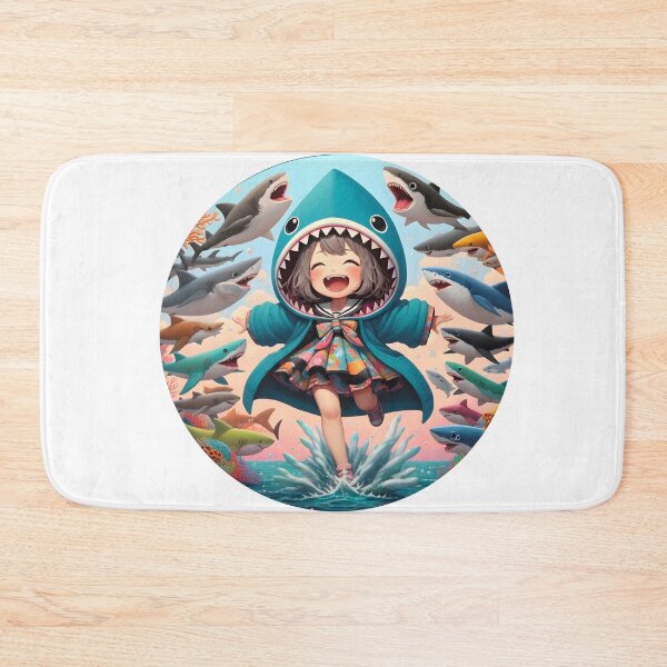 Item preview, Just a Girl who Loves Sharks designed and sold by Truck Stop One.