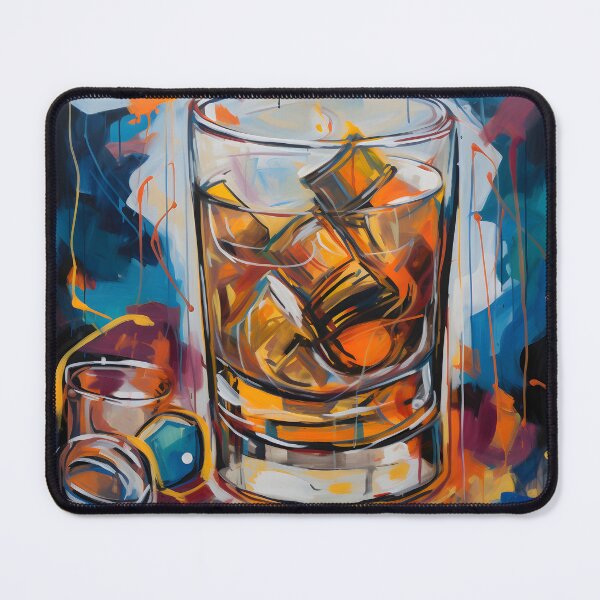 Item preview, Whiskey Whimsy - A Playful Dance of Colors with Anthropomorphic Grace Generative AI designed and sold by OlfactoART Studio.