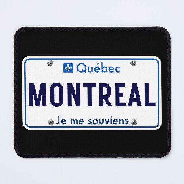 Item preview, Montreal Quebec Funny Car License Plate Je Me Souviens designed and sold by Quebec-Shop.