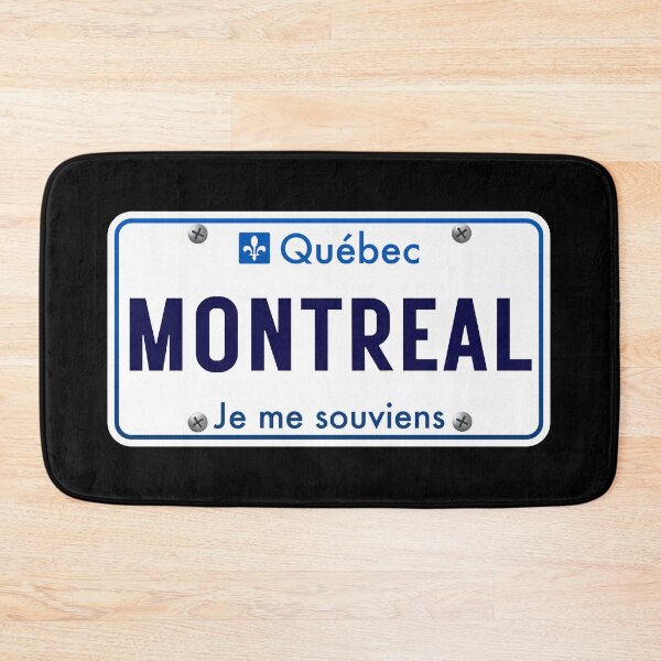 Item preview, Montreal Quebec Funny Car License Plate Je Me Souviens designed and sold by Quebec-Shop.