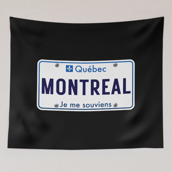 Item preview, Montreal Quebec Funny Car License Plate Je Me Souviens designed and sold by Quebec-Shop.