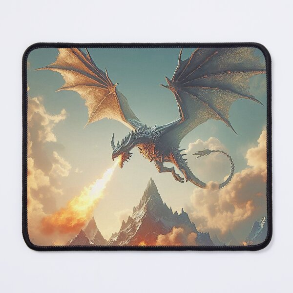 Item preview, A Dragon Breathes Fire Across the Mountain Flank designed and sold by autrouvetout.