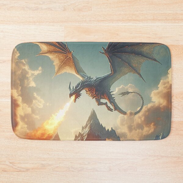 Item preview, A Dragon Breathes Fire Across the Mountain Flank designed and sold by autrouvetout.