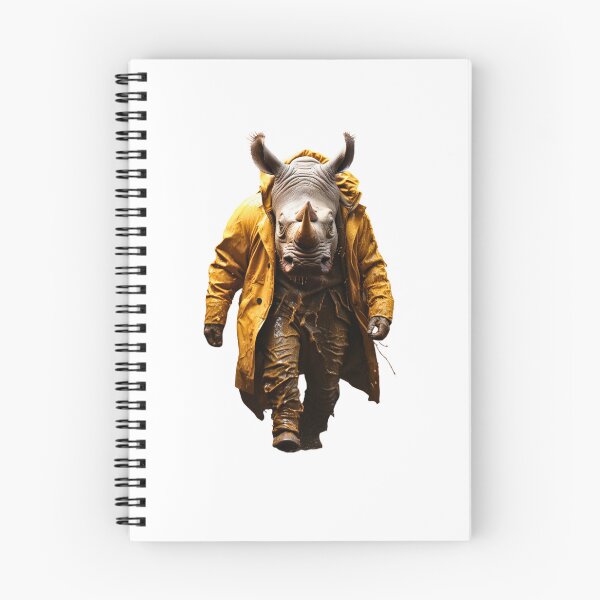 Item preview, Rhino in Yellow Jacket designed and sold by ai-beyond.