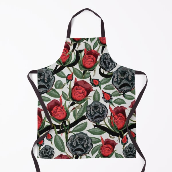 Item preview, logo pattern illustration graphics graffiti red black green red rose, black vines, thorns, wallpaper designed and sold by gulka8.