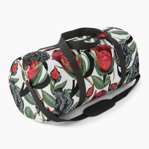 Item preview, logo pattern illustration graphics graffiti red black green red rose, black vines, thorns, wallpaper designed and sold by gulka8.