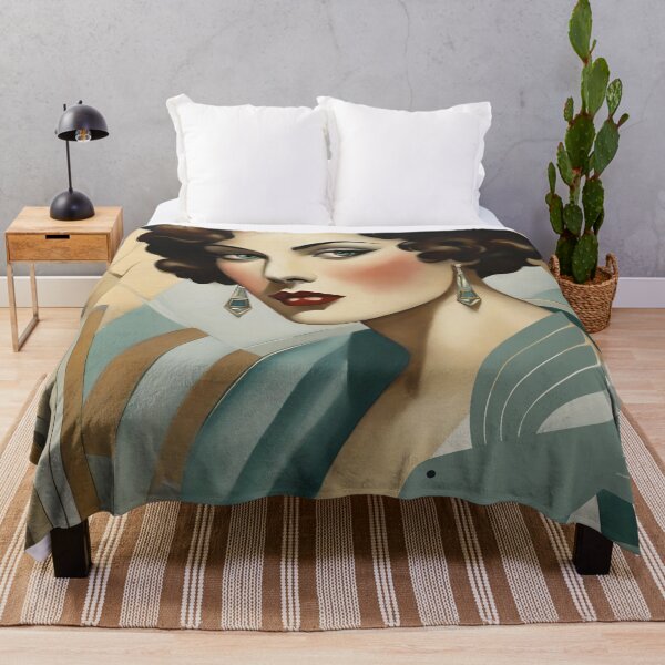 Item preview, Retrato de Lady Amelia Art Déco de 1920 designed and sold by ArDecoS.