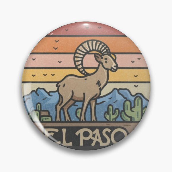 Item preview, El Paso, Texas | A desert bighorn sheep watching the Texas sunset designed and sold by CircinusStore.