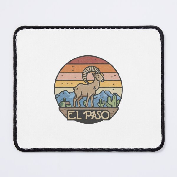 Item preview, El Paso, Texas | A desert bighorn sheep watching the Texas sunset designed and sold by CircinusStore.
