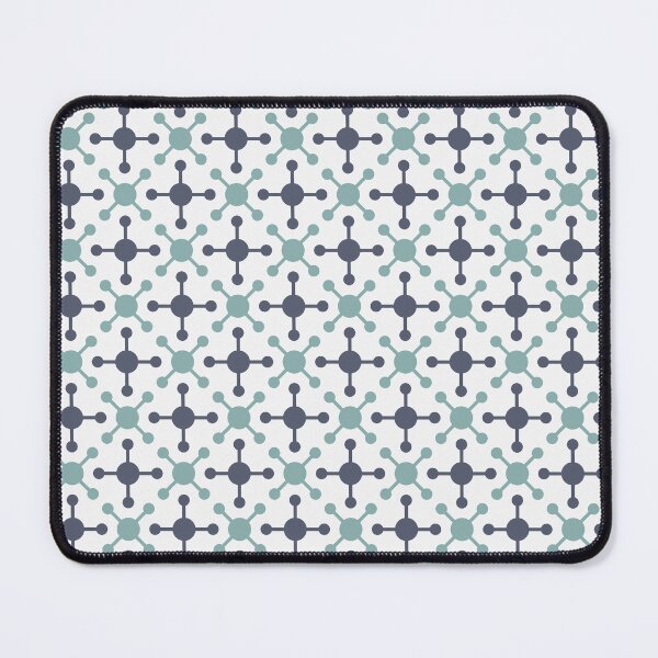 Item preview, Slate Grey Eucalyptus Green Molecule Crosses Scandinavian Nordic Minimal Calm Zen Pattern designed and sold by PenguinForests.