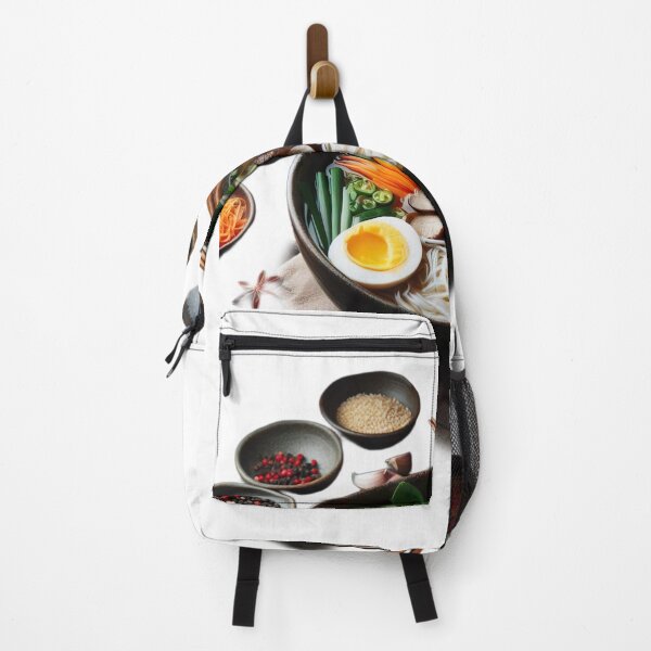 Item preview, "Savory Vietnamese Pho Bowl: Captivating Visual on Black Background" designed and sold by Huycao211.