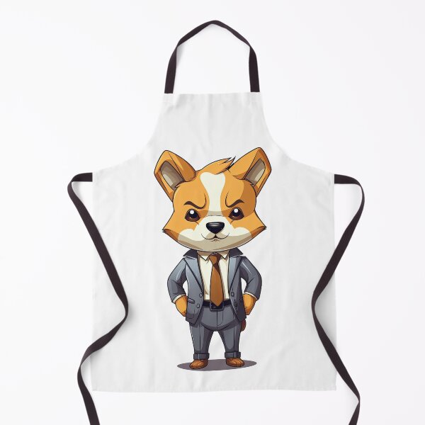Item preview, Cute cartoon anime dog wearing suit  designed and sold by hermeneutic.