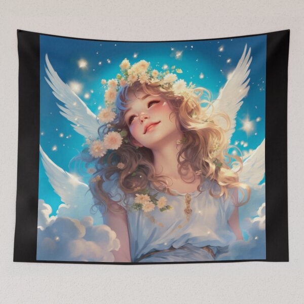 Item preview, AngelSmiles - Celestial Laughter: A Joyful Angelic Girl designed and sold by Angelsmiles.