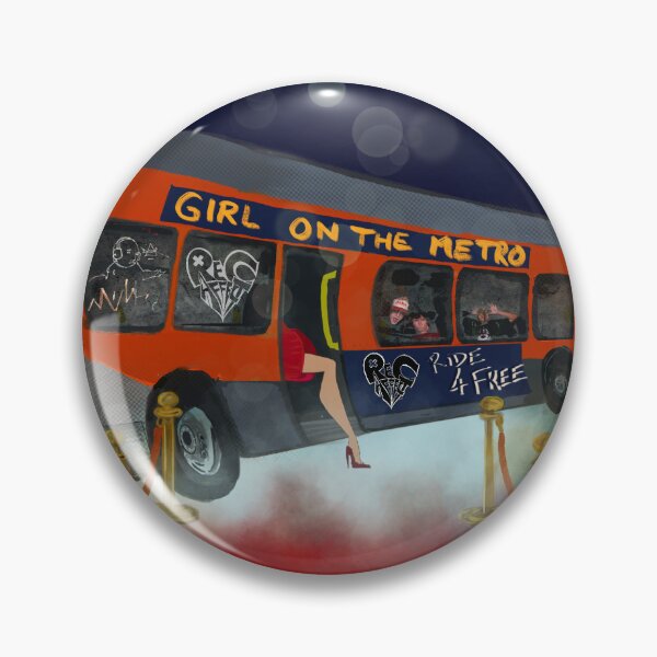 Artikelvorschau, Girl on the Metro Rec Affect Band-Artwork entworfen und verkauft von SplatterMarks.